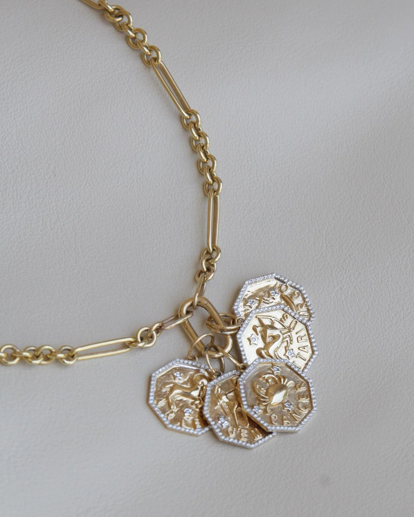 It&rsquo;s Libra season! ♎️ Show off your sun, moon, or rising with our zodiac charm collection✨ DM to order!