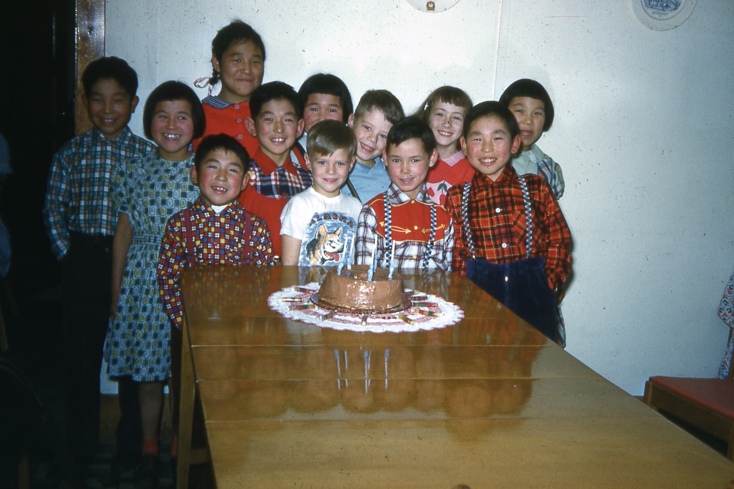  1956 Jims 5th birthday. Photo on loan from the Henkelman Archives. 