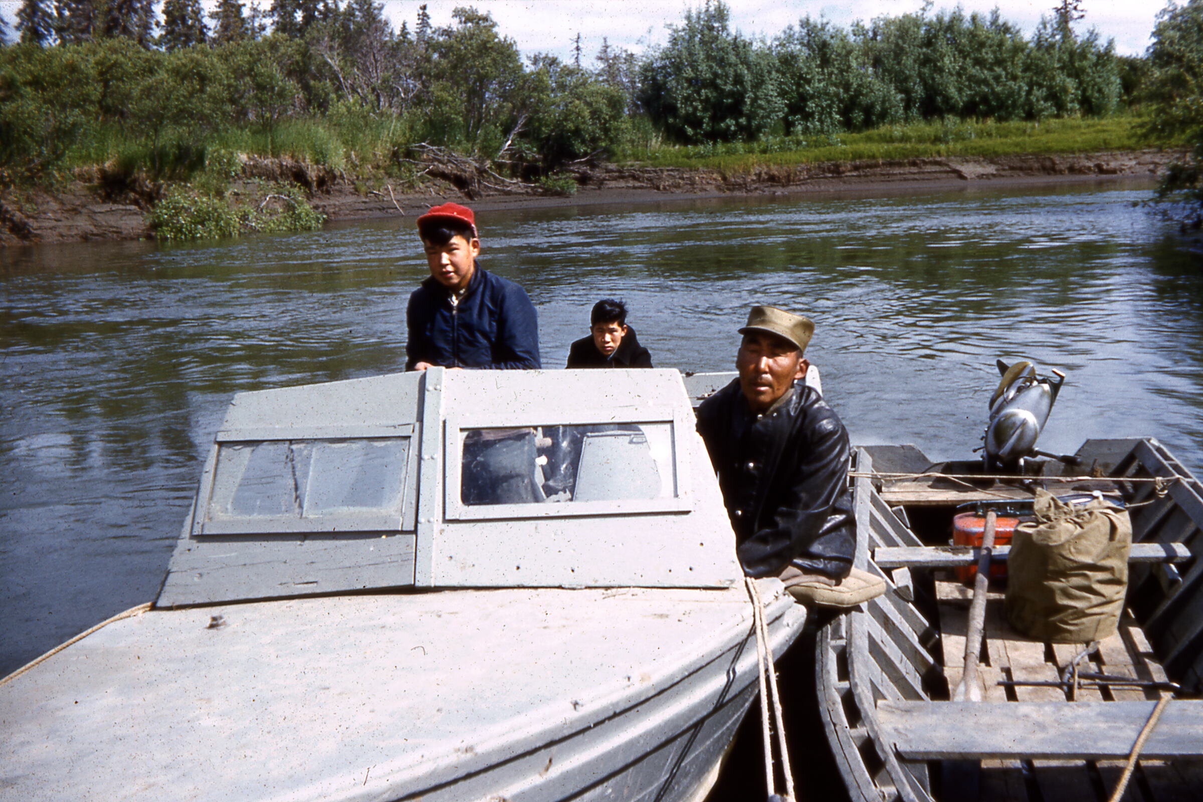 1959 Gravel haul with barge 1.jpg