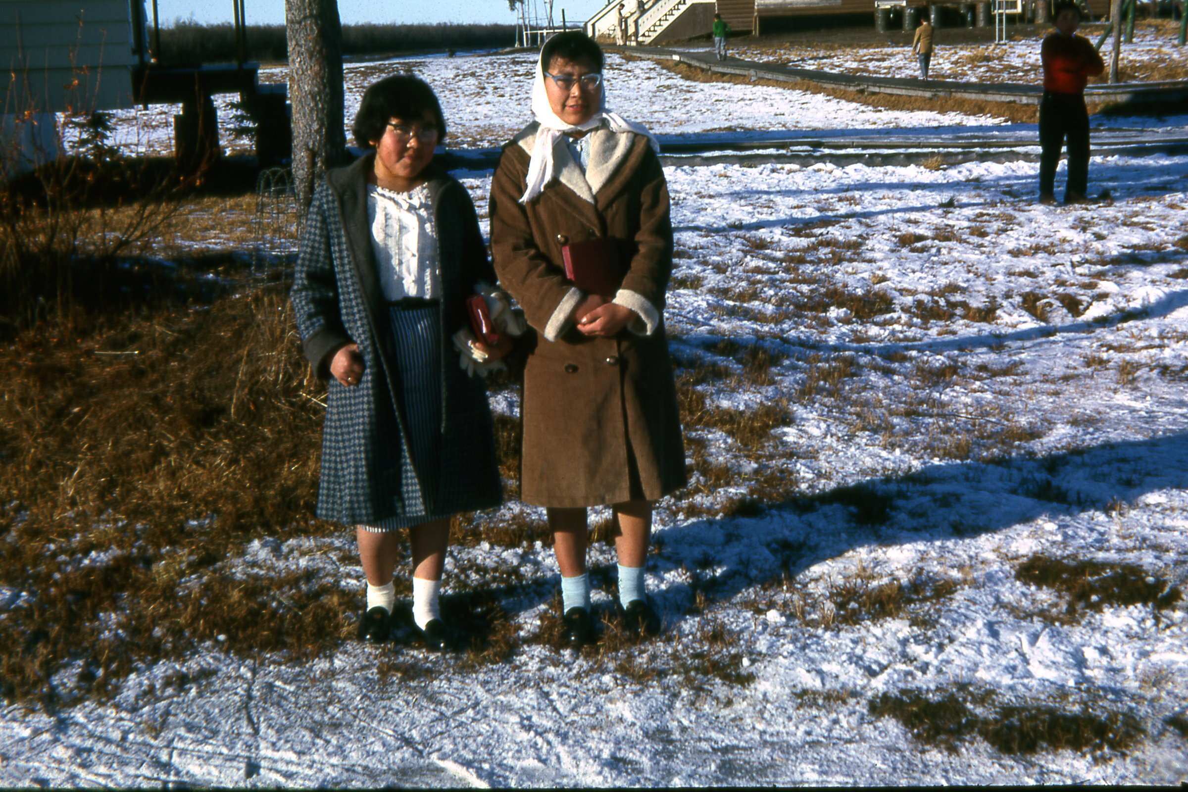 1962 Girls in fromt of chapel.jpg
