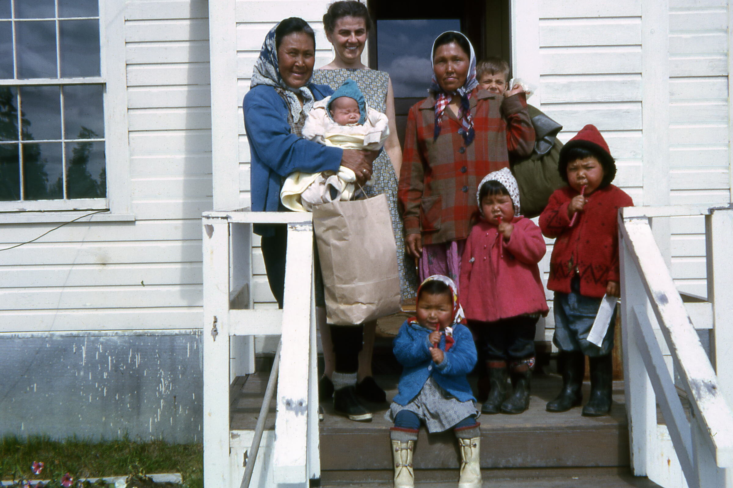 1963 - Mom and women from village.jpg