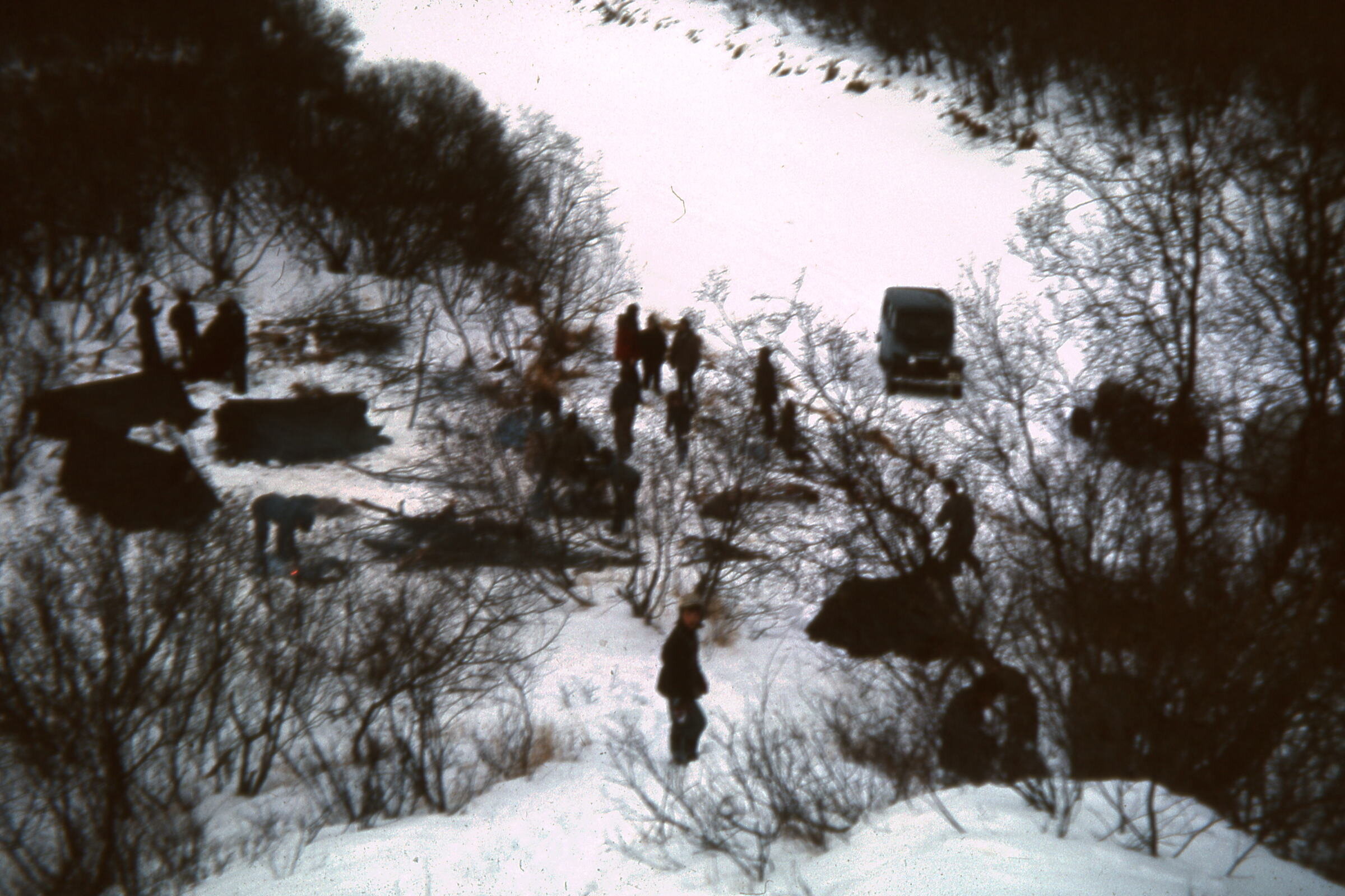 1963 Setting up Boy Scouts winter camp.jpg