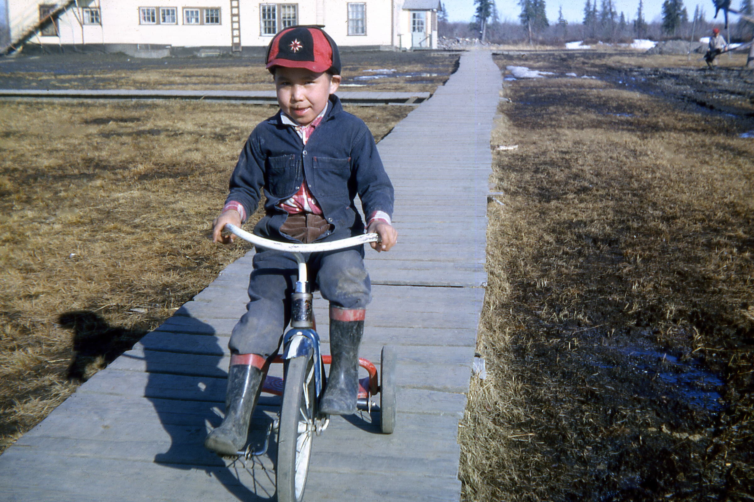 1968 Sammy Nicolis on trike.jpg