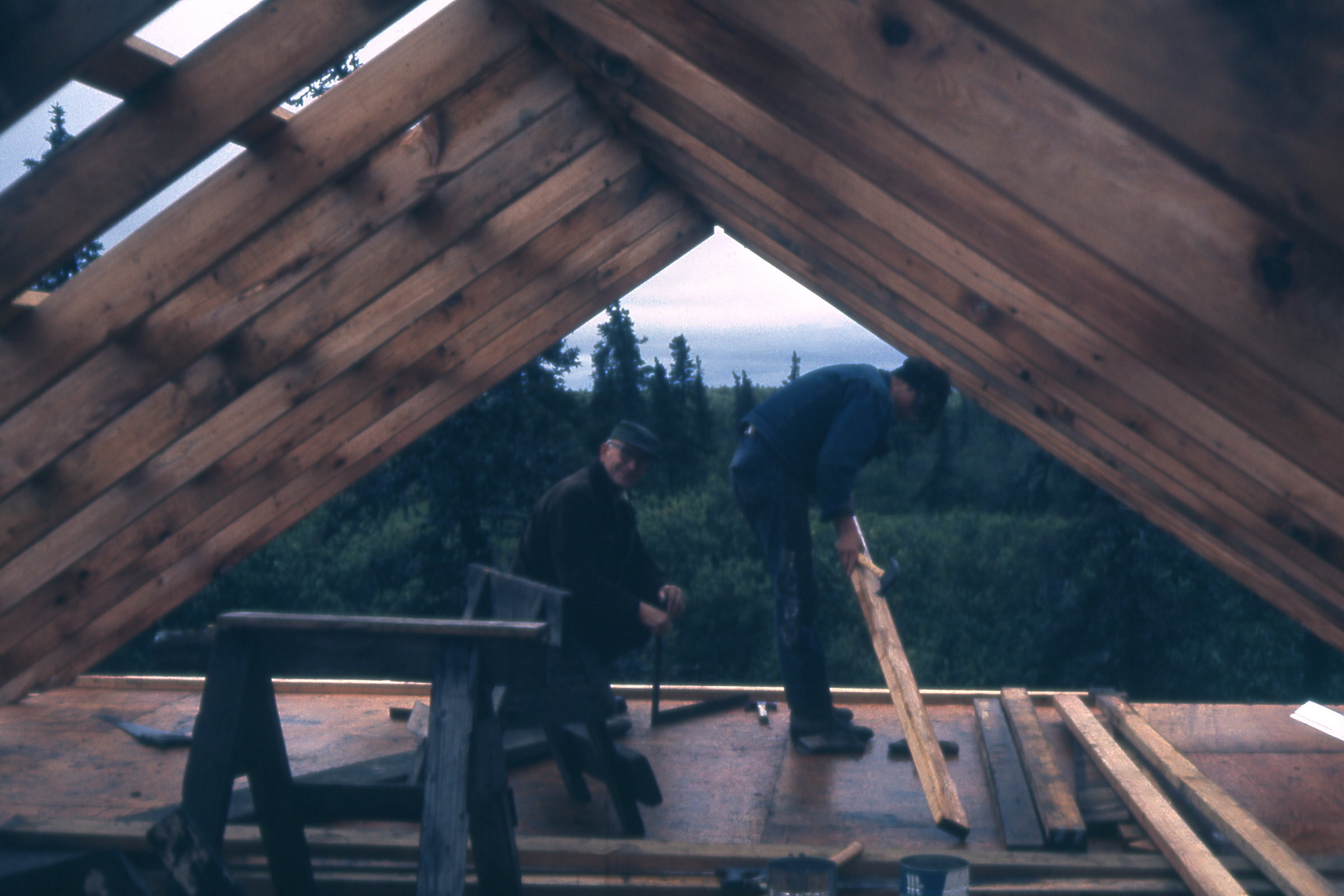 1970 Dale and Alvin working on new Power House.jpg