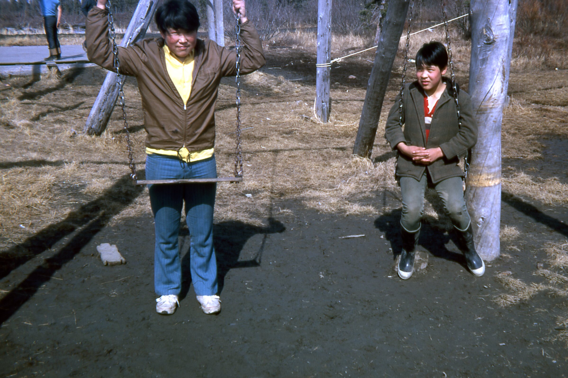 1971 Boys on the swings.jpg