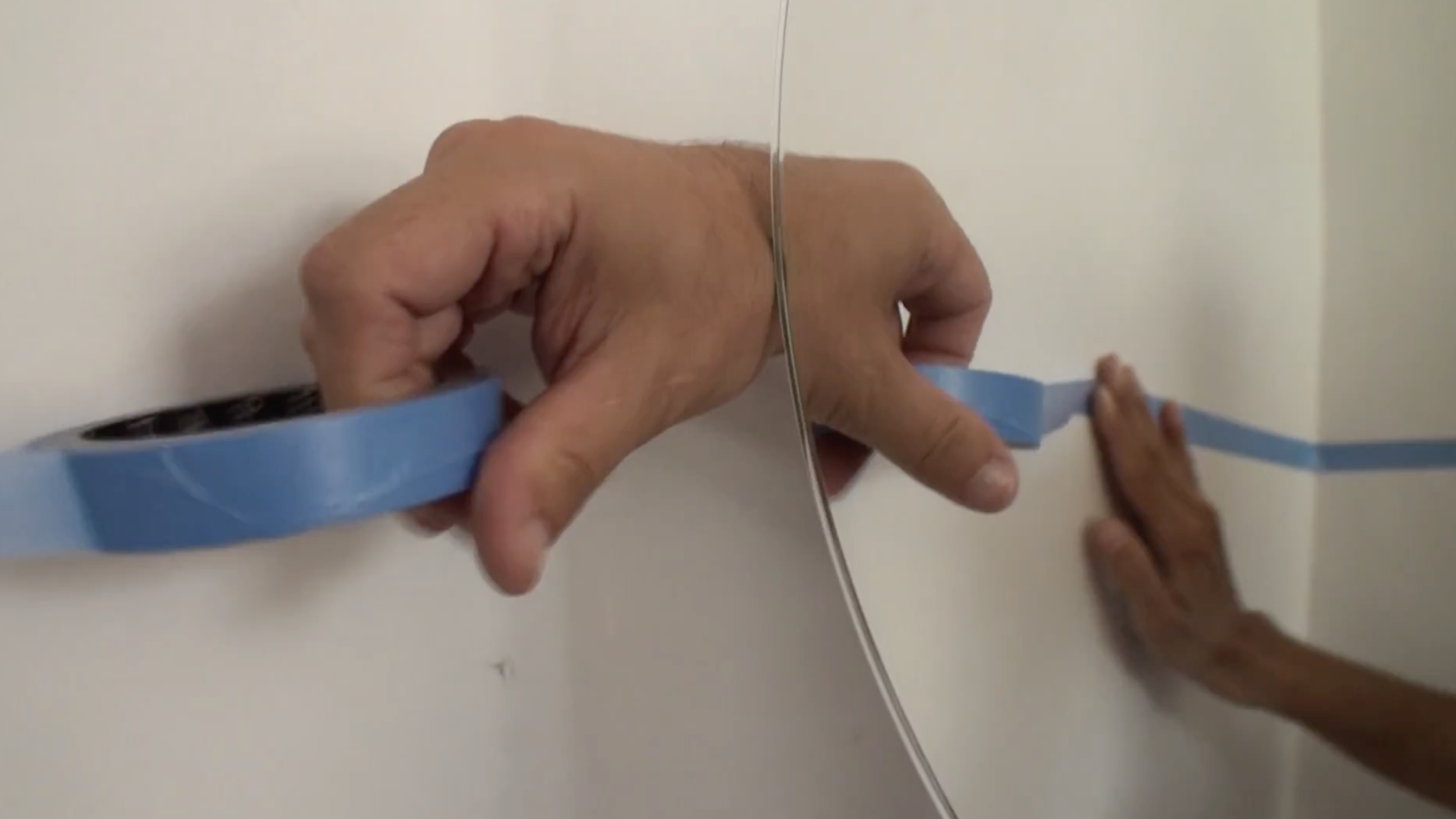 Edward Krasinski/Bleu Line/Displacement' (2022)