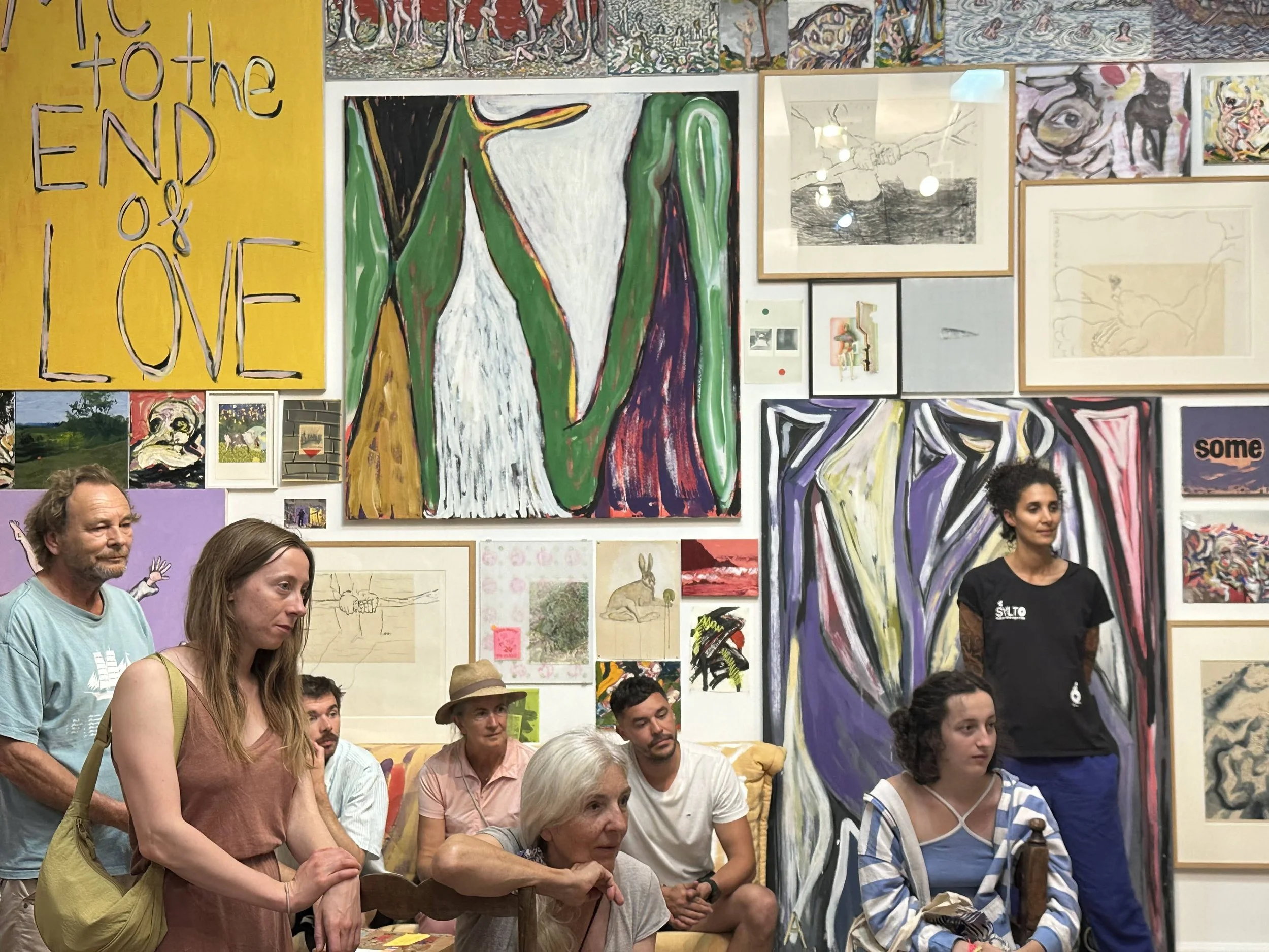 Exhbition 'L amour Fou' by Corentin Canesson organised by Maison des arts Cajarc/Saint-Cirq-Lapopie Summer 2024