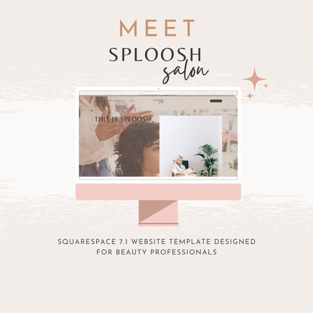 GET A SNEAK PEEK OF SPLOOSH ✨

There are only a couple of weeks until the template shop is LIVE!

If you are looking to build a better website in 2022, meet the 2nd template in the launch lineup, SPLOOSH.

SPLOOSH is a website design for salon teams 