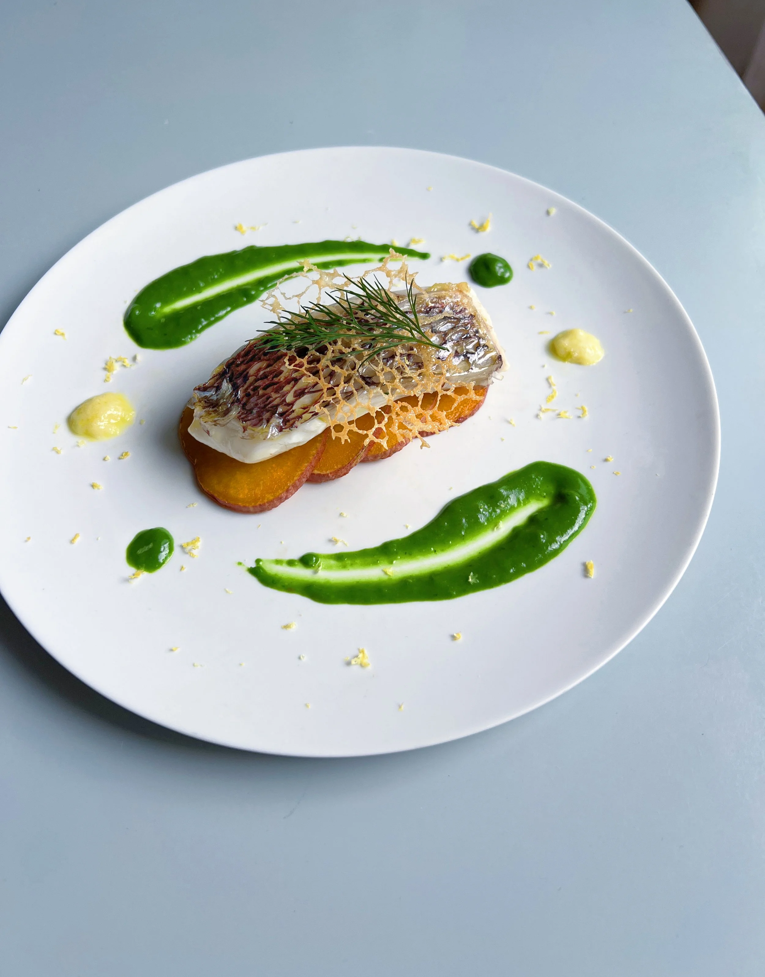 ゴッホ展イメージの一皿(料理のはなし)