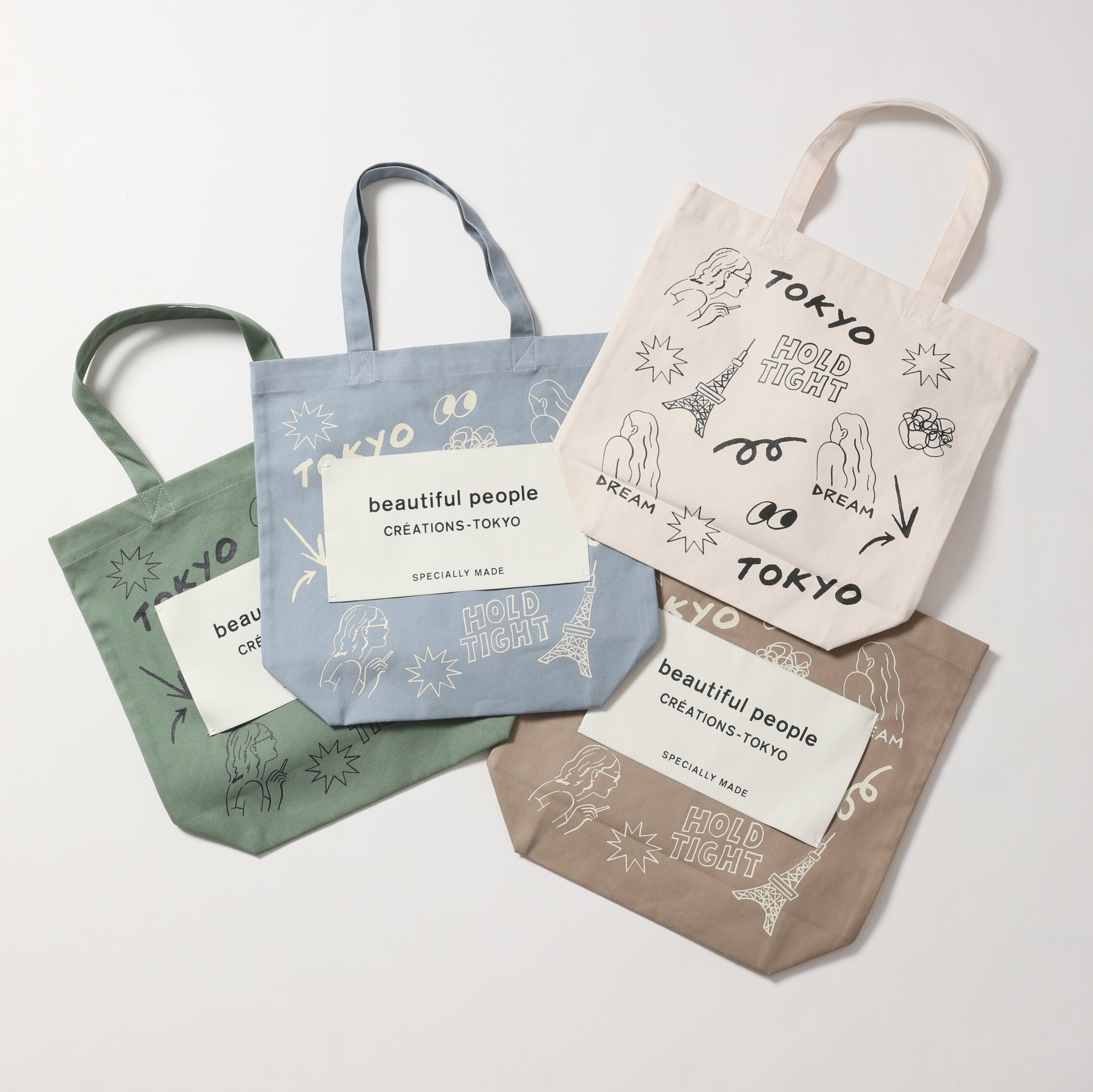 beautiful people× WALNUT コラボトート発売 — WALNUT illustrations