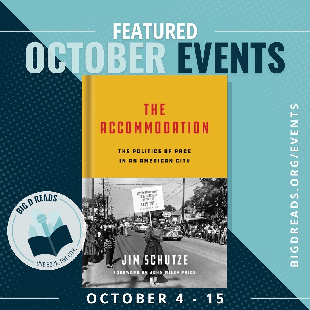 Our Big D Reads calendar is all BOOKED up now through October 15th.

Check out what you can join us for, including events from our incredible community partners: The Dallas Juvenile Department, @nextgenaction, @dallaspubliclibrary, and @thedihc