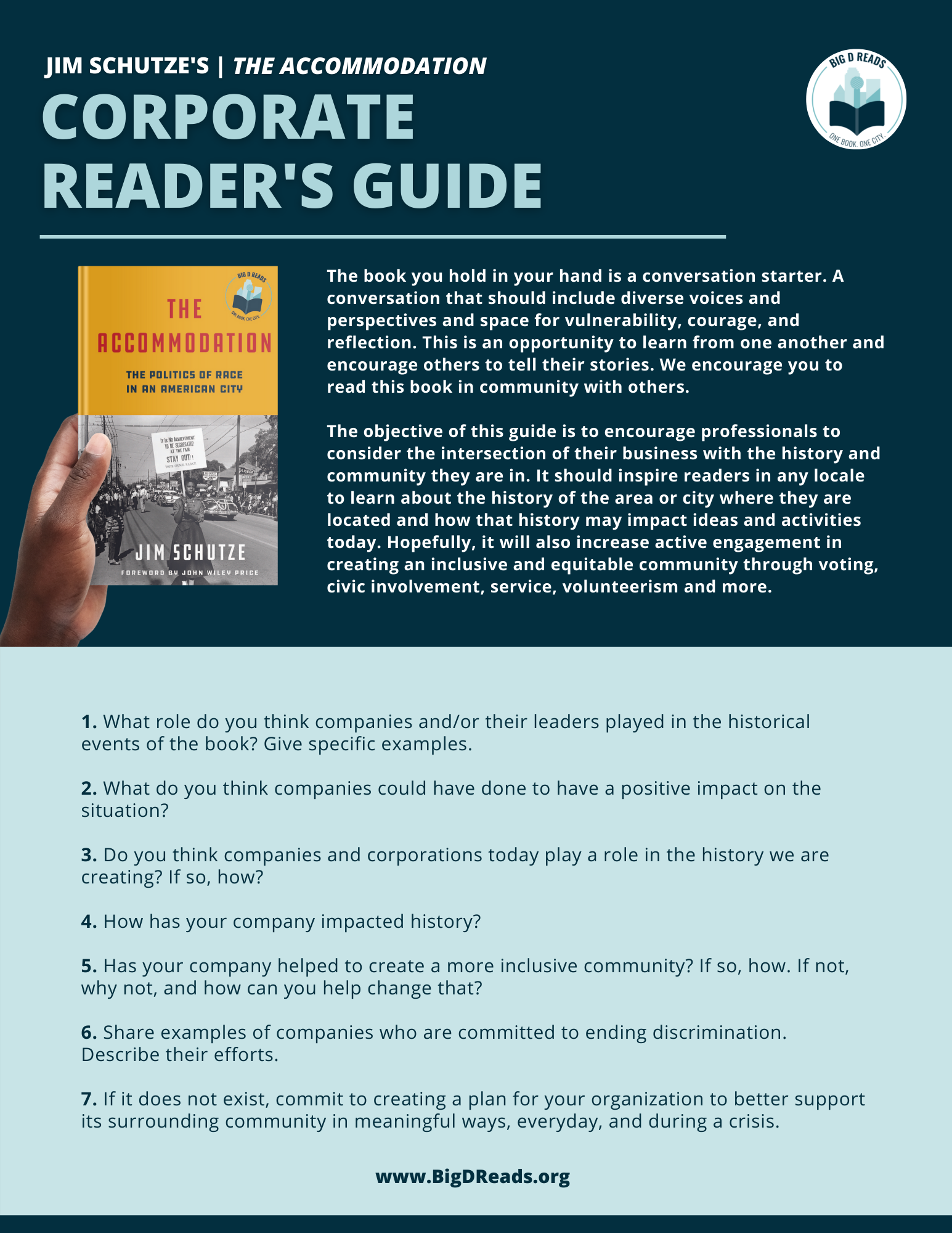 Reader's Guides — Big D Reads