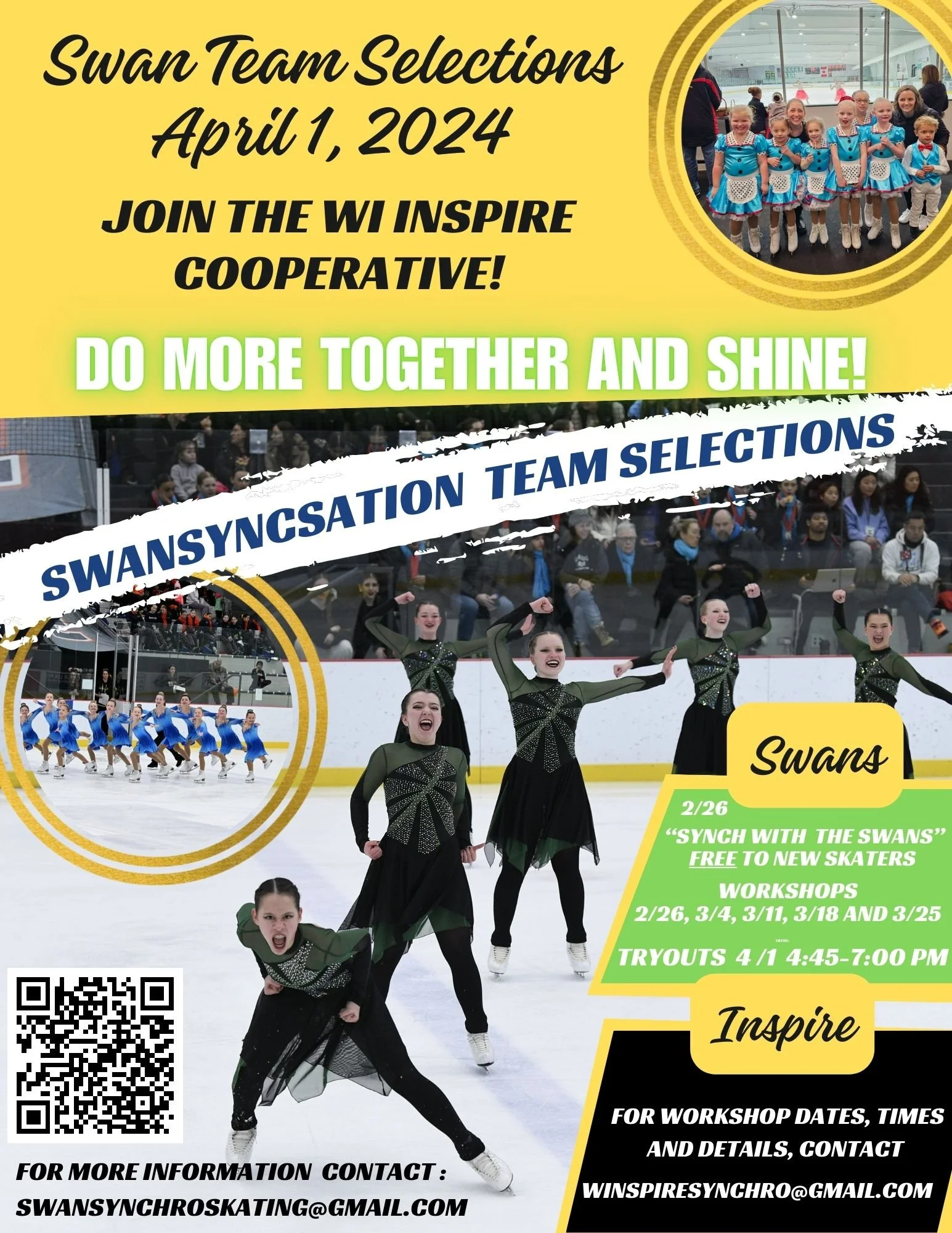 SwanSyncSation — Swan City Ice Skaters