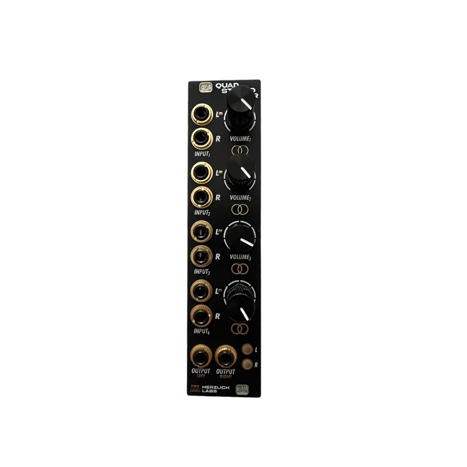 Quad Stereo Mixer by Herzlich Labs
