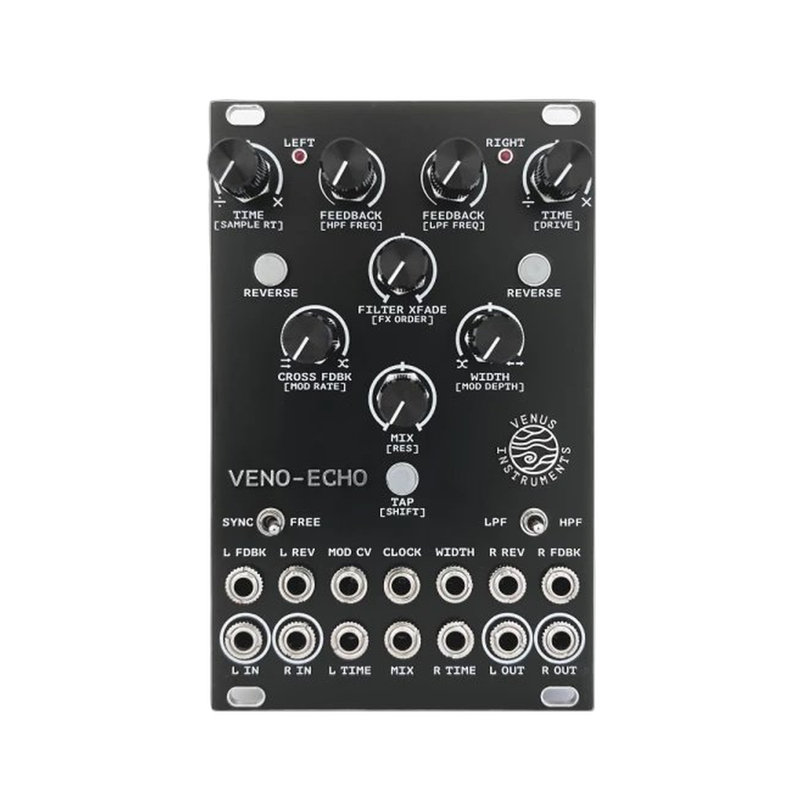 Veno-Echo by Venus Instruments - Stereo Syncable Delay
