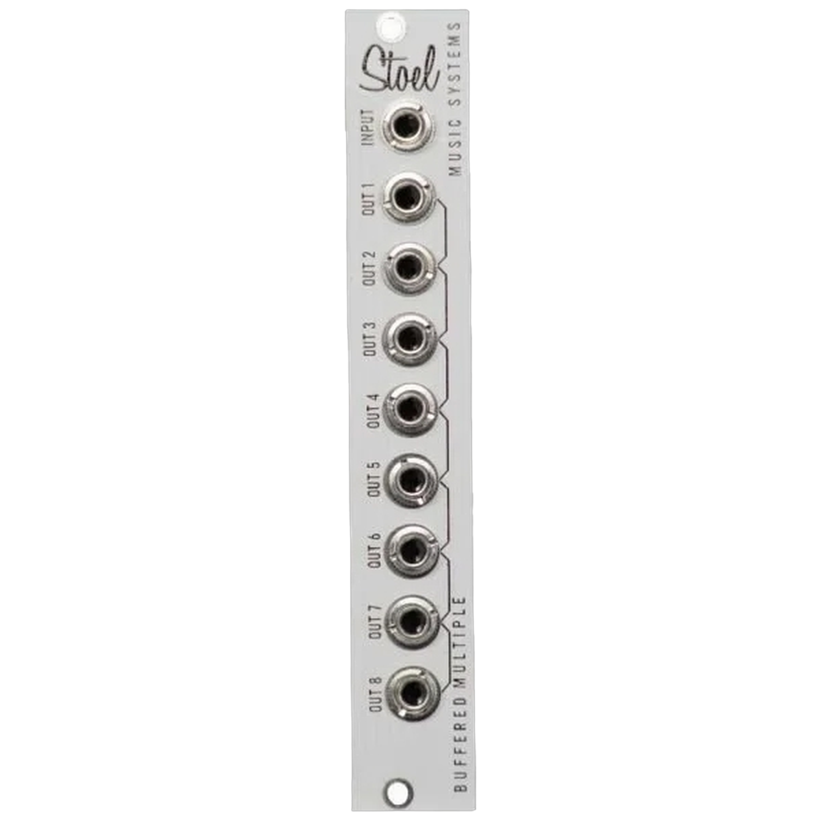 Buffered Multiple by Stoel Music systems - Specialized multiple to precisely distribute CV sources