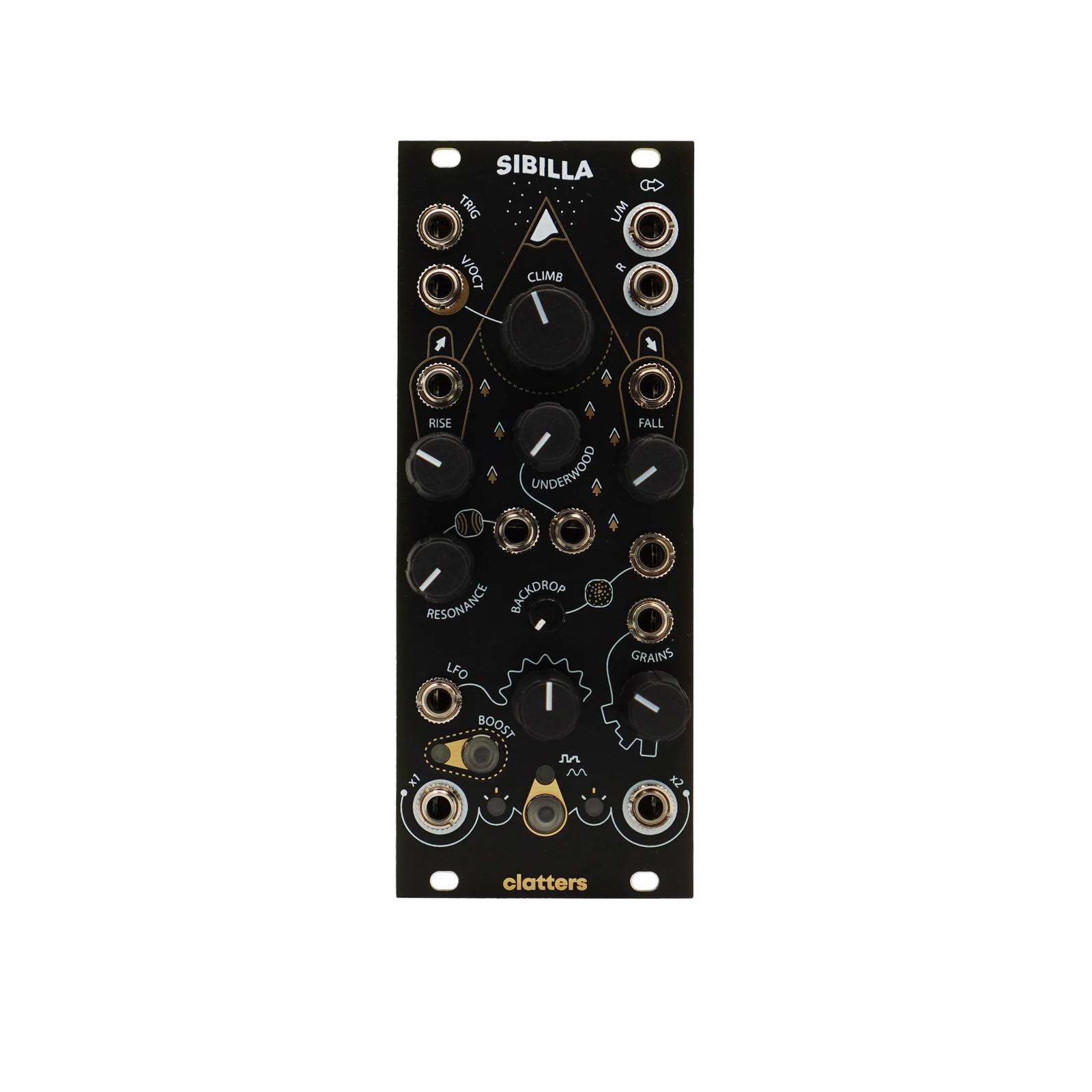 Sibilla by Clatters Machines - DSP digital stereo oscillator/drone machine