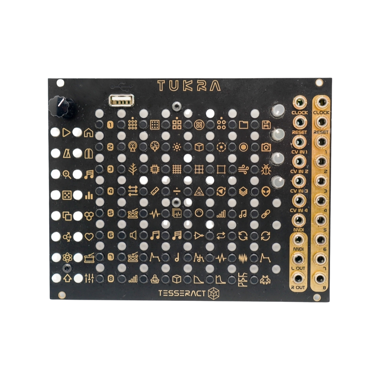 Tukra by Tesseract - 8-track trigger sequencer/sample player with audio and midi