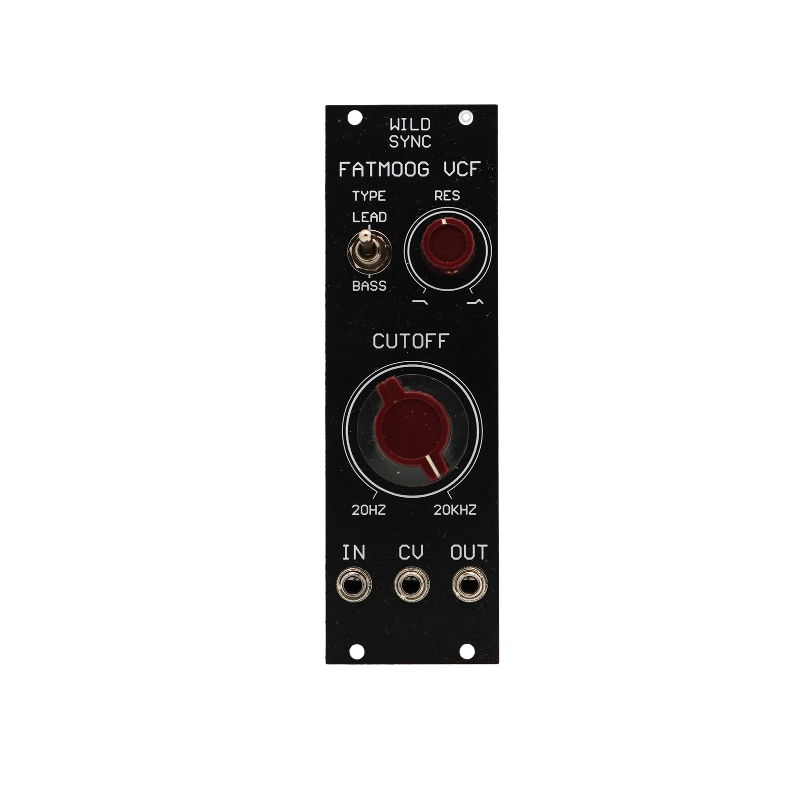 Fatmoog by Wildsync - 24 db/octave VCF with 2 soundshaper mods