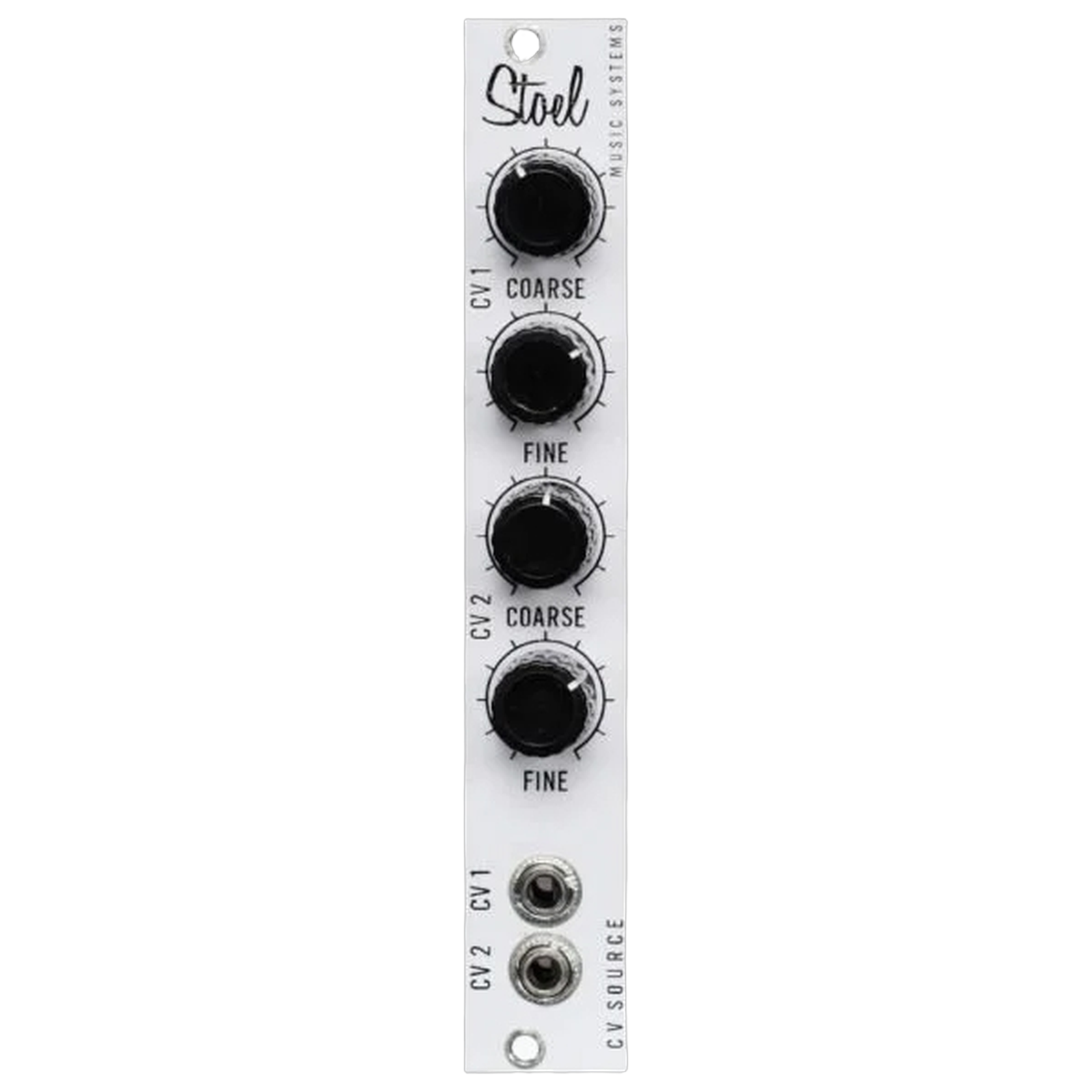 CV Source by Stoel Music Systems - Dual CV source with coarse and fine controls