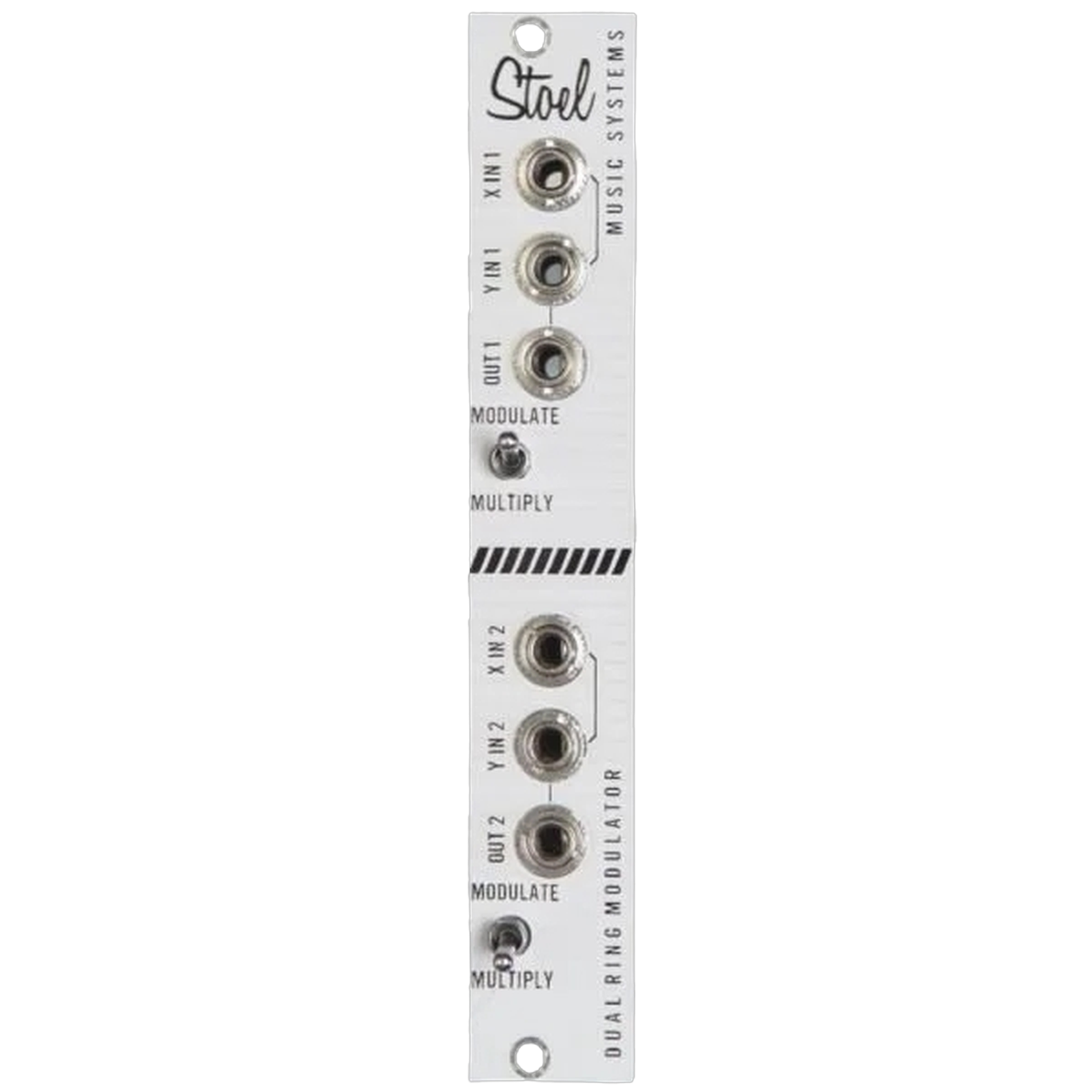 Dual Ring Modulator by Stoel Music Systems - Two ring mods with a dual mode ring/multiply feature