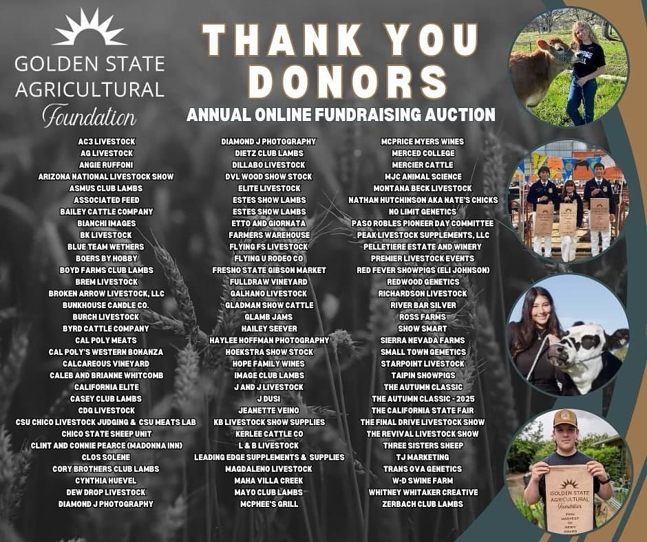 We are deeply humbled and incredibly grateful for the overwhelming success of our 3rd Annual Online Auction! With nearly 100 generous donors and 124 extraordinary lots, we couldn&rsquo;t have achieved this without your unwavering support.

We&rsquo;r