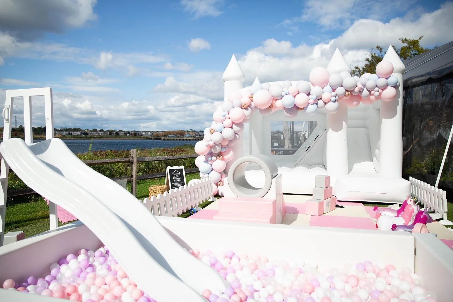 Happy Birthday Sydney 
.
.
.
.
Soft Play: @luxeplayny 
Ballon Artist: @gardenlovepop 
Venue: @angelinas_ristorante 
.
.
.
.
#njwhitebouncecastle #bouncehouse #bouncehouserental#njparty #weddingjumper #bohowedding #njwhitebouncehouse#njpartyrentals
#p