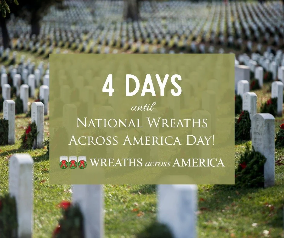 4 DAYS. 🤍 

Nicole ( @nicolejoy2daw0rld @nicolejoyledina ) believed that #Empathy could change the world. She loved our veterans and worked tirelessly to build relationships with them.

This Saturday, on National Wreaths Across America Day ( @wreath