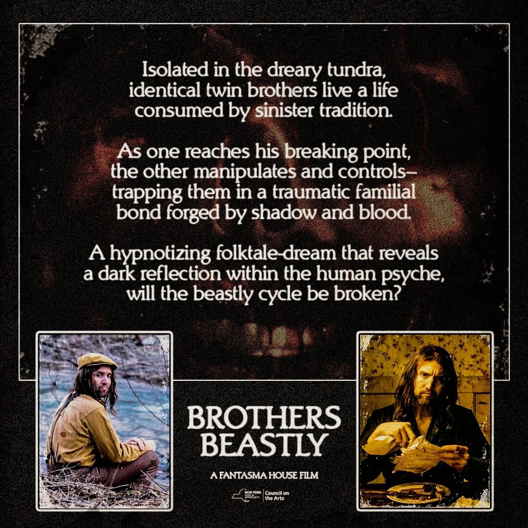 Synopsis: Brothers Beastly 🎞️

Follow us to stay up to date as we bring this folk nightmare to audiences in 2024
.
.
.
.
.
#oldschoolhorror #vintagehorror #retrohorror #horrorfilm #horrorfilms #cultfilm #midnightmovie #indiefilm #indiehorror #weirdf