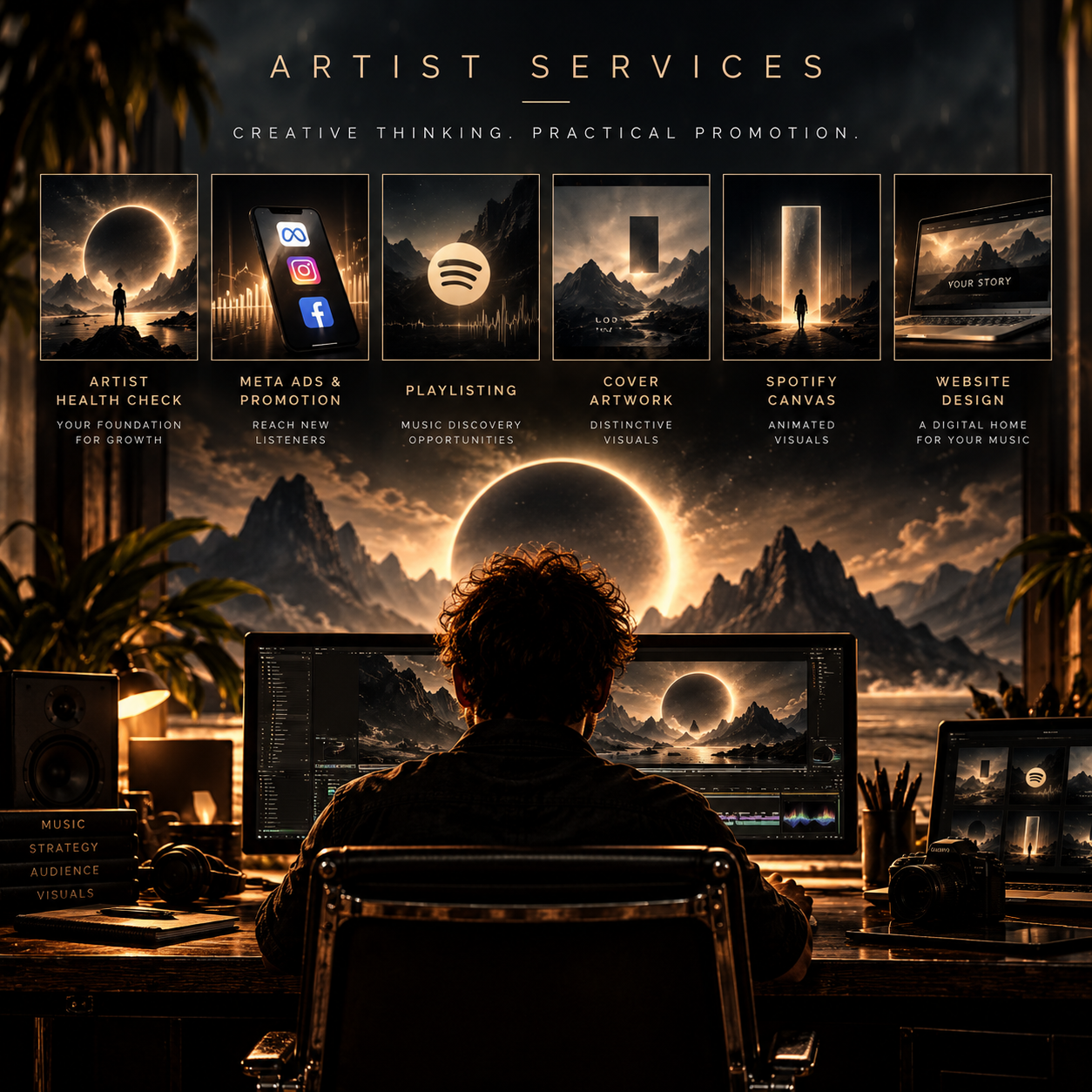 INTRODUCING ARTIST SERVICES - YOUR MUSIC DESERVES TO BE HEARD.