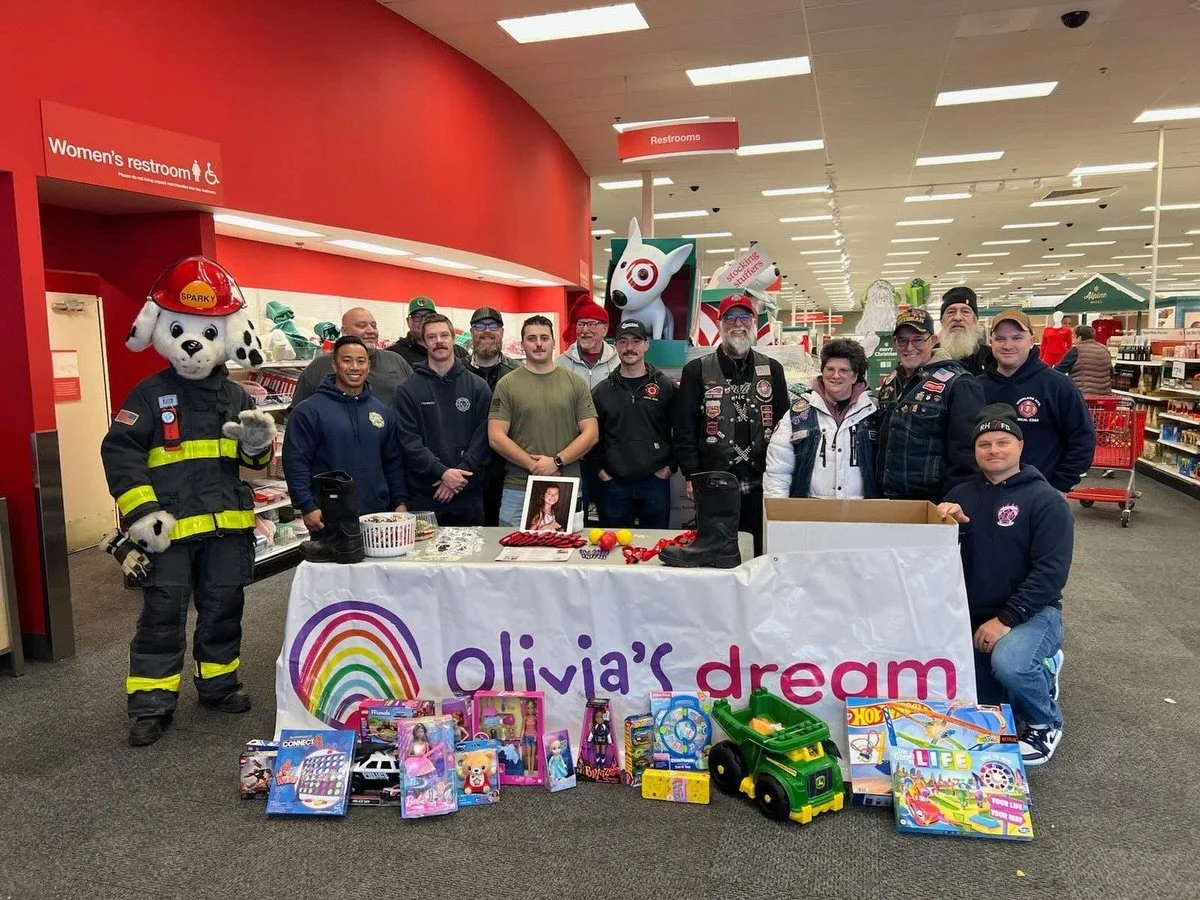 Immense gratitude 🙏 for these Northeast Ohio firefighters, who spent their Saturday afternoon collecting toys for the 2025 Olivia&rsquo;s Dream Toy Drive at Target in Mayfield Heights and University Heights. 

Thank you to the multiple departments i