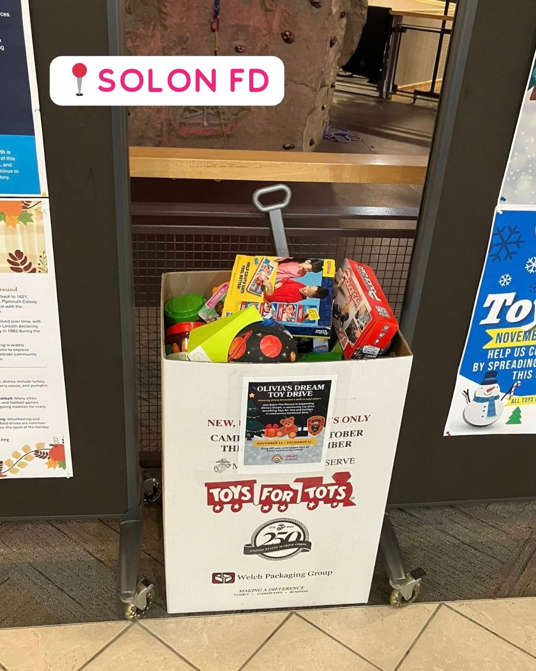 Today is the last day to donate to the 2025 Olivia&rsquo;s Dream Toy Drive!

We&rsquo;ve loved seeing the 📷&rsquo;s of toy drive boxes around Northeast Ohio and appreciate everyone who shared their content with us on social media. We&rsquo;ll be aro