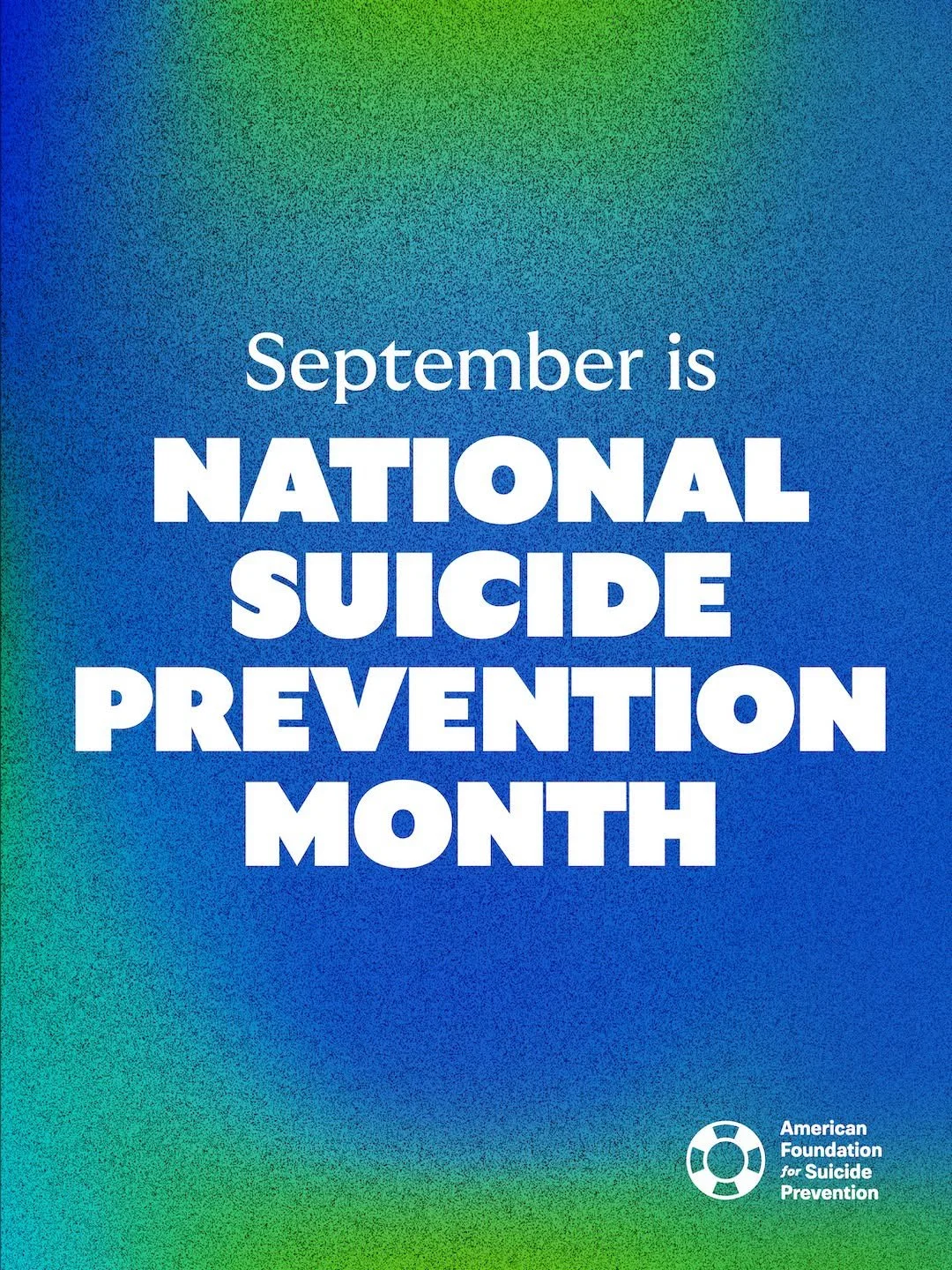 We may not always see the signs when someone is struggling. That's why checking in, listening, and being there&mdash;even when things seem ok &mdash;can mean more than you know.

If you're struggling, please remember: You matter, your story matters, 