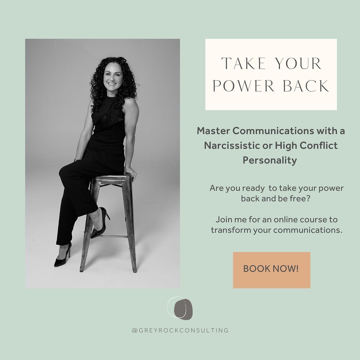 TAKE YOUR POWER BACK!

Are you receiving communications from a narcissistic or high conflict personality that don&rsquo;t make any sense? Do you feel that no matter what you do nothing seems to work? Does it feel like things will never change? 

I ge