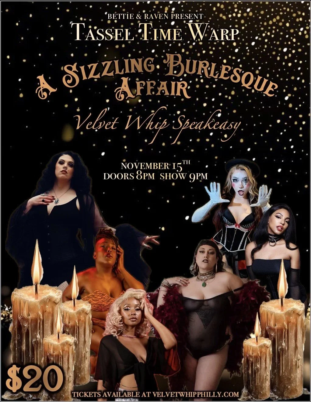 TASSEL TIME WARP - A BURLESQUE VARIETY SHOW 11/15