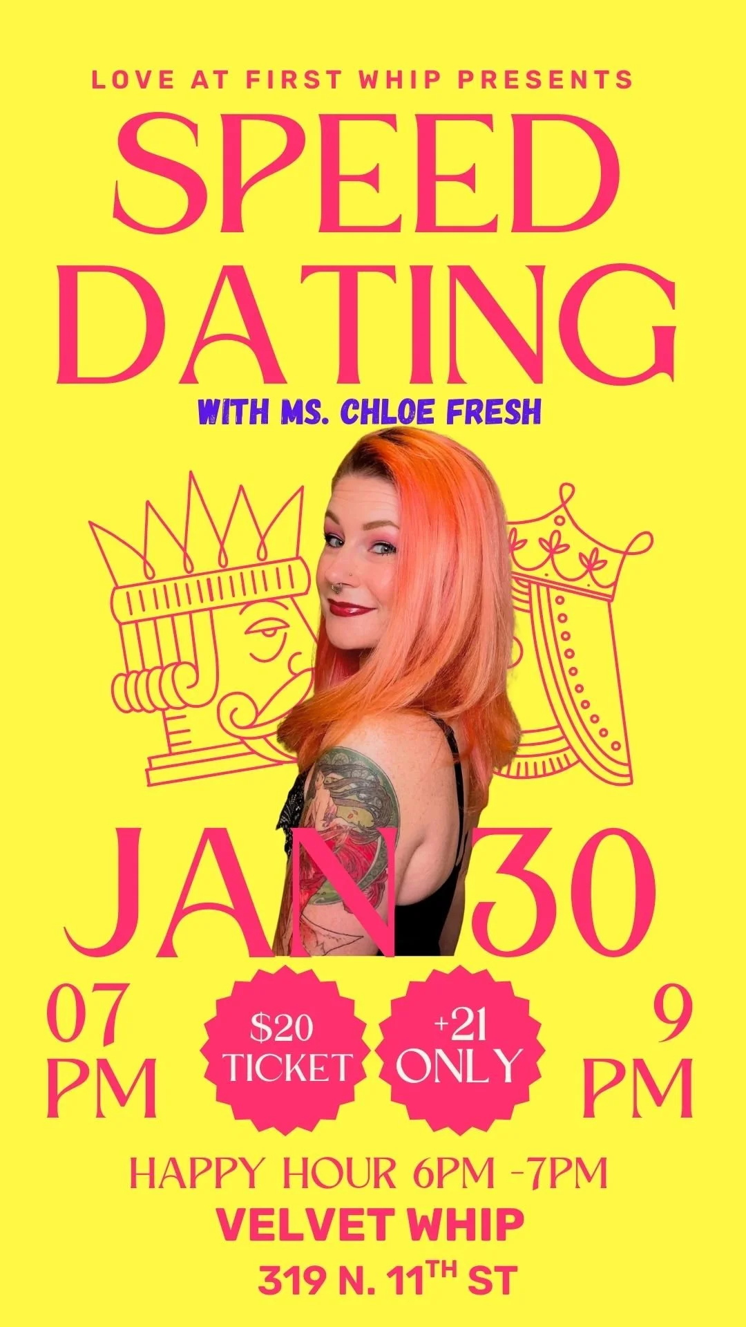 SPEED DATING WITH MSTRS. CHLOE FRESH! (DOUBLE SEGMENTS!)