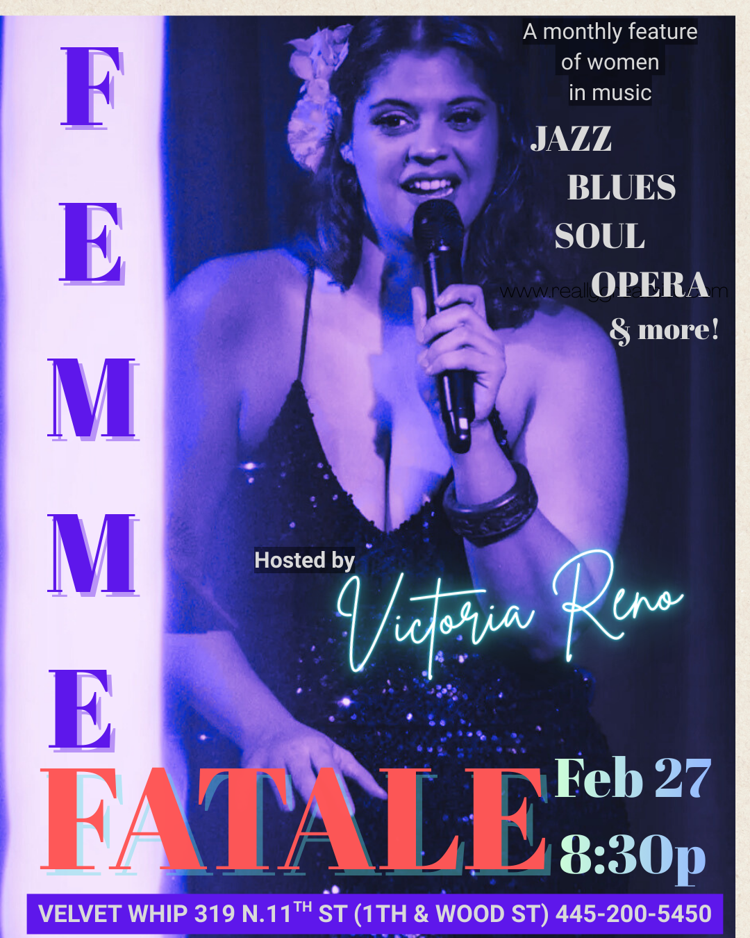 FEMME FATALE FRIDAY, JAN 27 8:00PM