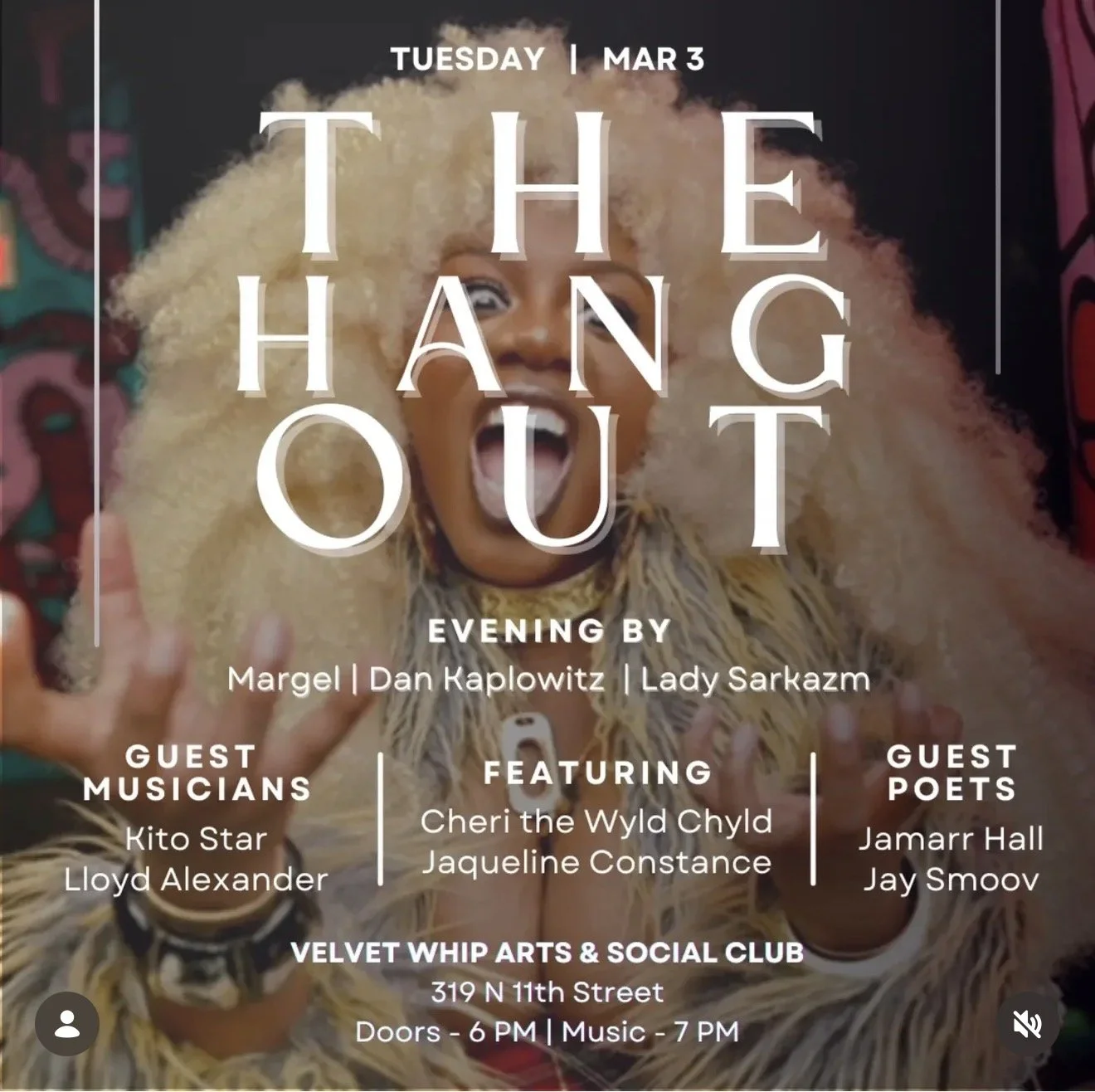 EVERY TUESDAY 7-10P THE HANOUT JAZZ TRIO(COVER REQUIRED, FREE TO VELVET WHIP CLUB MEMBERS) 