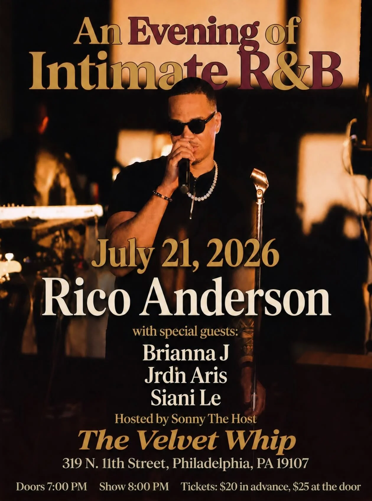 An Evening of Intimate R&B with Rico Anderson