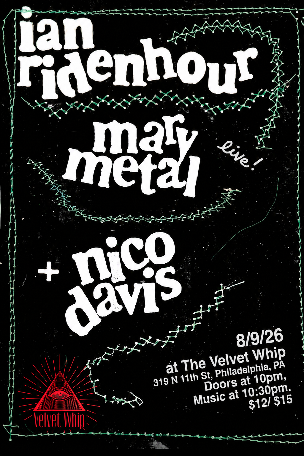 (POP-UP) IAN RIDENHOUR/MARY METAL/NICO DAVIS