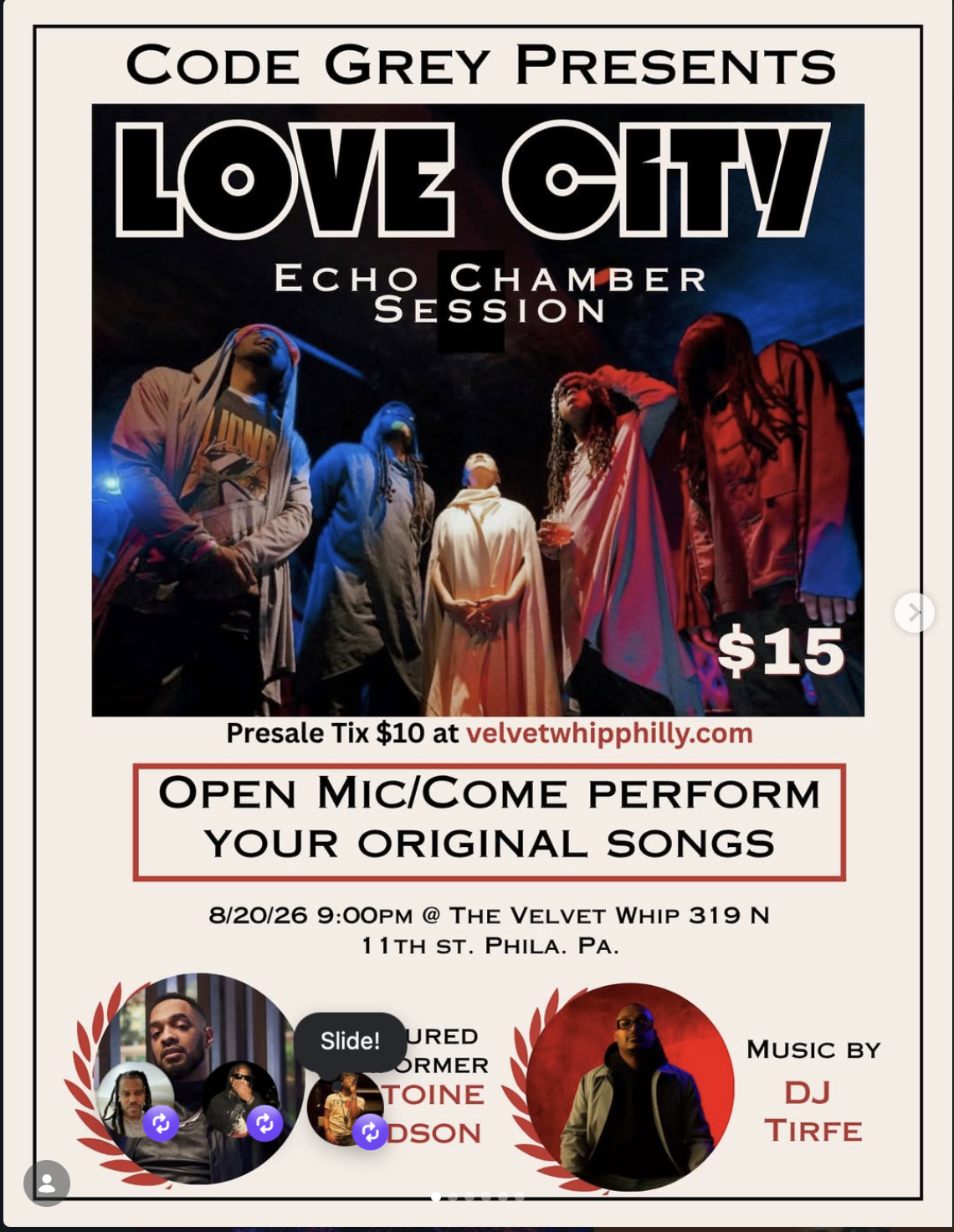 CODE GREY PRESENTS: LOVE CITY: Echo chamber Sessions