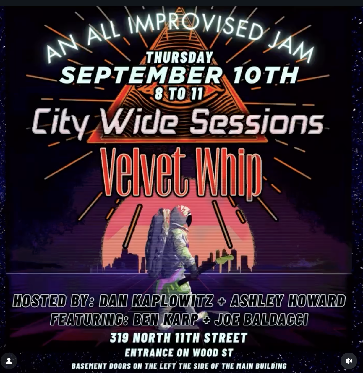 The City Wide Sessions Returns! Hosted by Dan Kalowitz 