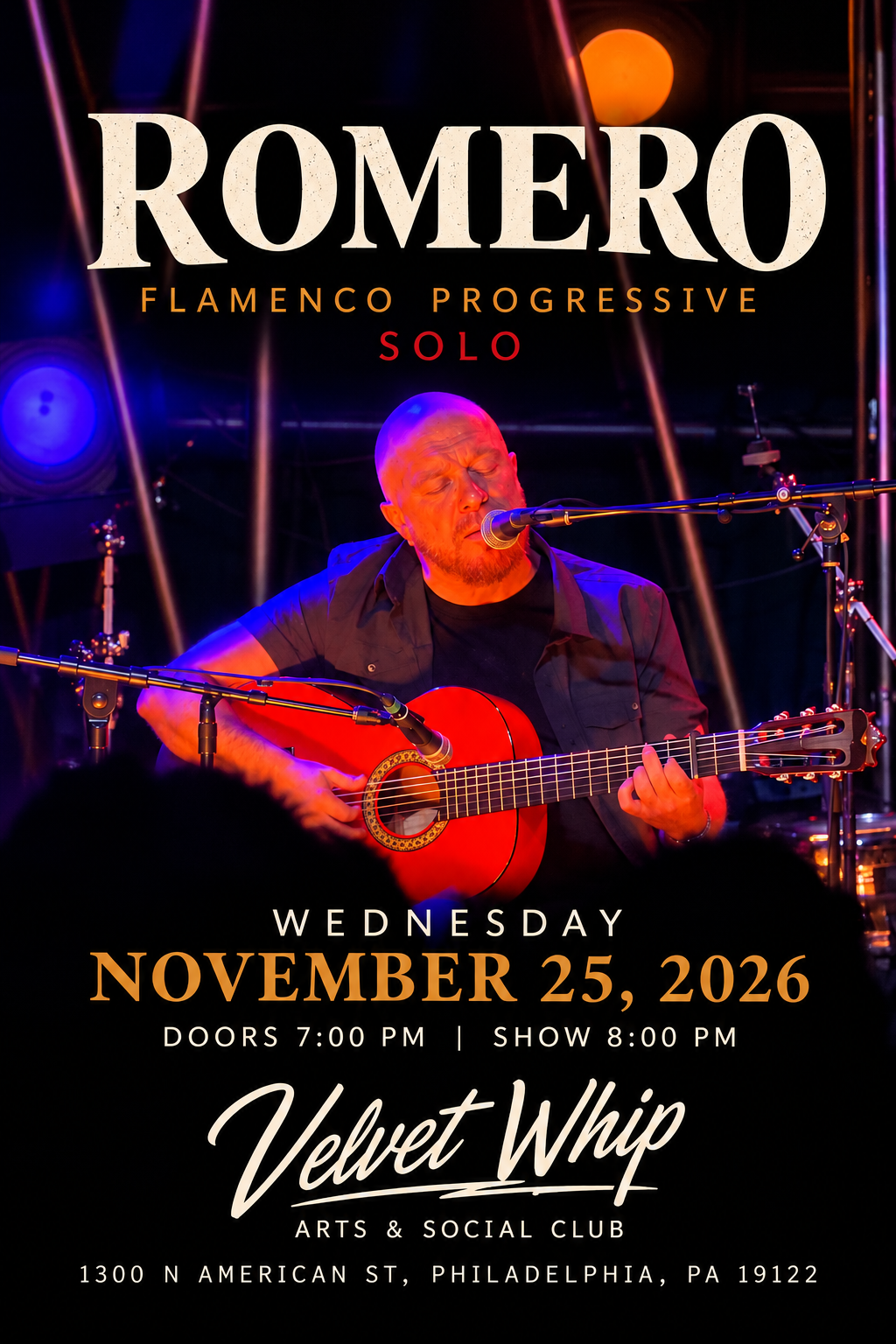 Internationally touring guitarist and composer Hernan Romero