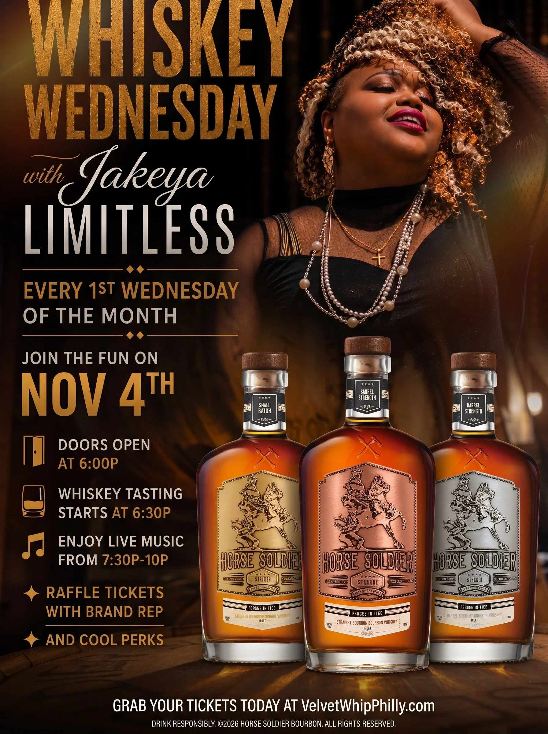 Whiskey Wednesday with Jakeya Limitless &