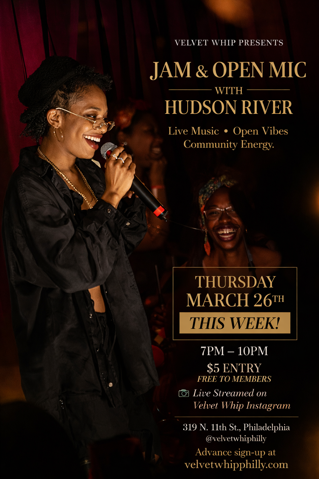 Thursday Jam &amp; Open Mic with Hudson River 7-10pm