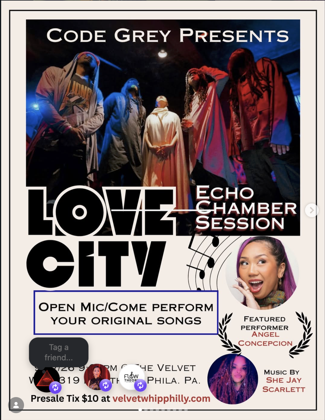 CODE GREY PRESENTS: LOVE CITY: Echo chamber Sessions