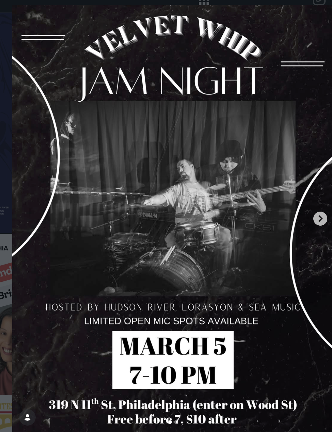 Thursday Jam &amp; Open Mic 7-10pm 