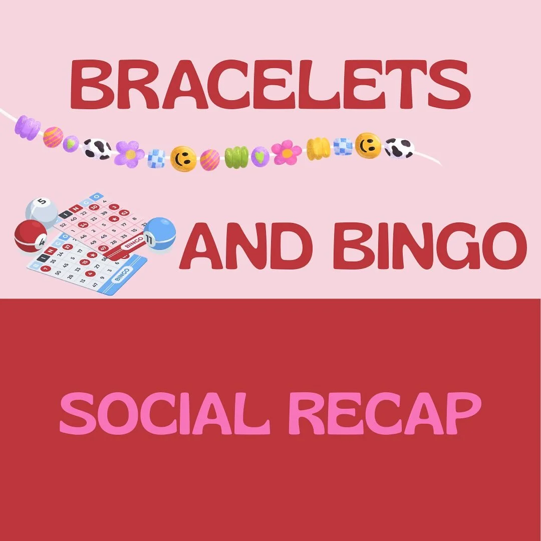 ✨ Thank you to everyone who joined us yesterday for our first social of the semester! ✨

It was amazing seeing both familiar and new faces! We loved making bracelets, playing bingo, and spending time together 🌸

We can&rsquo;t wait to see you all ag