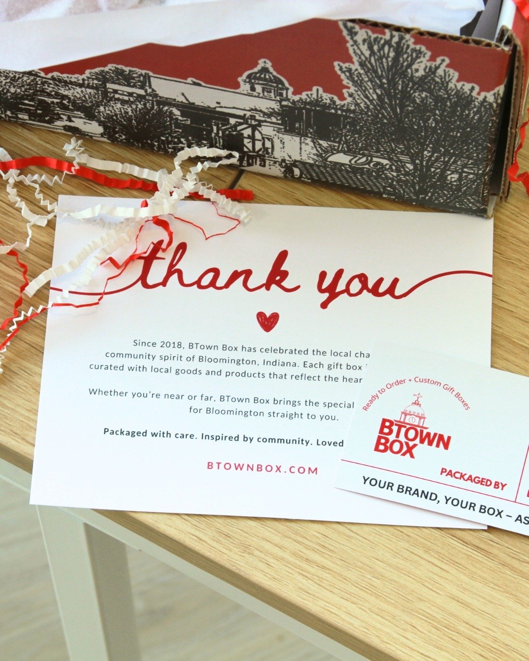 Every box includes a little thank you from us ❤️ Because supporting local should feel personal. 

#shoplocal #indianagifts