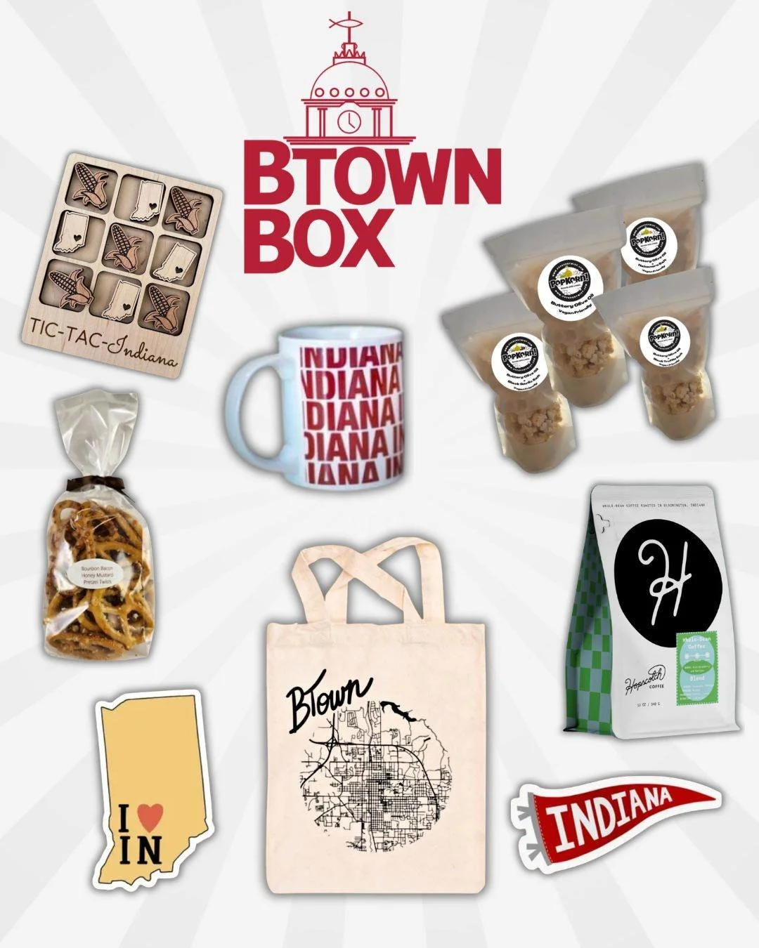 What&rsquo;s inside a BTown Box? A little bit of Bloomington, a lot of local love ❤️